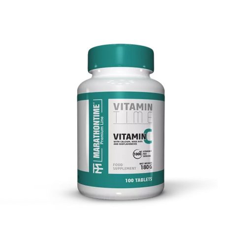 Marathontime C-Vitamin Italpor D-Vitaminnal, Cinkkel És Steviával 100 g