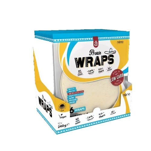 Nanosupps Protein Wrap - Magas Fehérjetartalmú Tortilla 12x240 g
