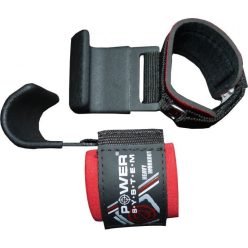   Power System Hardcore Lifting Hooks Ps3310 Erősítő Kampó Tépőzáras Csuklószorítóval