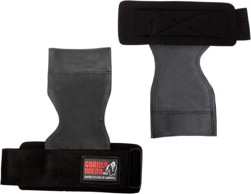 Gorilla Wear Lifting Grips - Csuklószorítós Csúszásgátló Fekete
