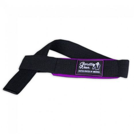 Gorilla Wear Women's Padded Lifting Straps - Női Felhúzó Heveder Lila/fekete