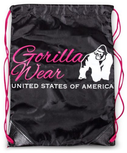 Gorilla Wear Drawstring Bag -  Női Tornazsák Fekete/pink