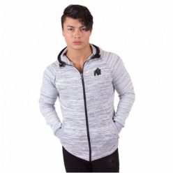 Gorilla Wear Keno Zipped Hoodie Fehér/fekete Pulóver