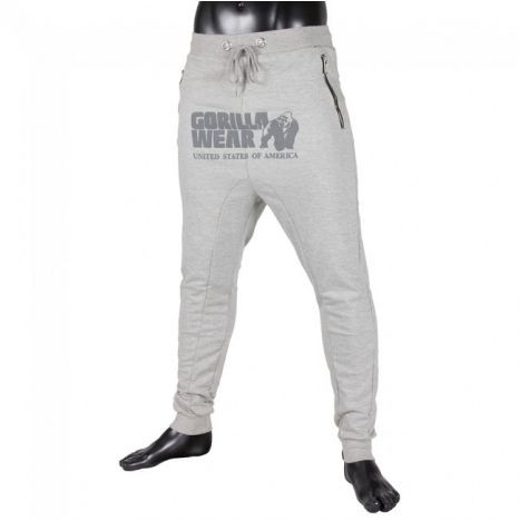 Gorilla Wear Alabama Drop Crotch Joggers Szürke Nadrág
