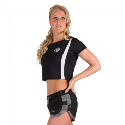 Gorilla Wear Columbia Crop Top Fekete/fehér