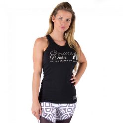 Gorilla Wear Florence Tank Top Fekete/ezüst Trikó