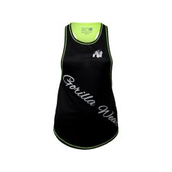  Gorilla Wear Florida Stringer Tank Top - Női Trikó Fekete/neon Lime
