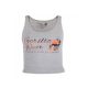 Gorilla Wear Oakland Crop Tank Szürke/neon Narancs Trikó