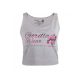 Gorilla Wear Oakland Crop Tank Szürke/rózsaszín Trikó