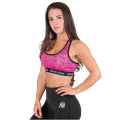 Gorilla Wear Hanna Sport Bra Fekete/rózsaszín