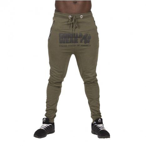 Gorilla Wear Alabama Drop Crotch Joggers Army Nadrág