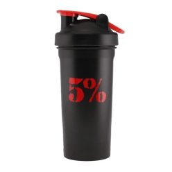 5% Nutrition Sportshaker Fekete/Piros