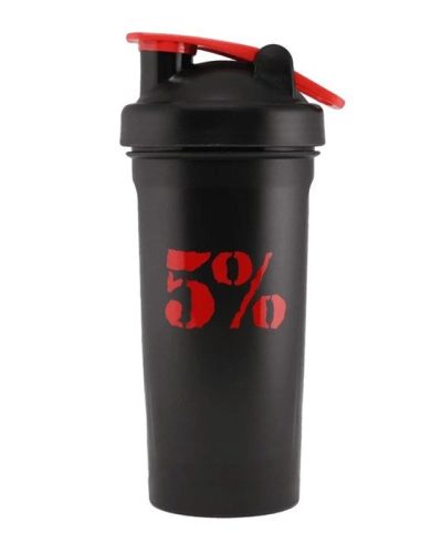 5% Nutrition Sportshaker Fekete/Piros