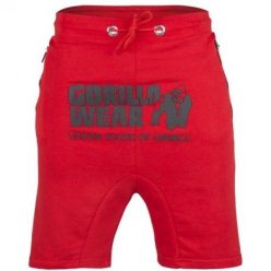 Gorilla Wear Alabama Drop Crotch Short Piros Rövidnadrág
