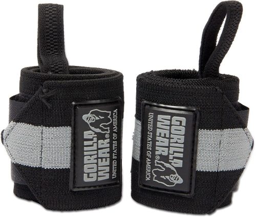 Gorilla Wear Wrist Wraps Ultra - Csuklóbandázs Fekete/szürke