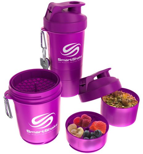 Smartshake Original Smart Shake - Por És Tablettatartós - 600 Ml Neon Lila