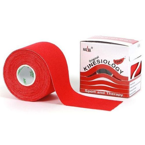 Nasara Original Kinesiology Tape - Kineziológiai Tapasz - 5 Cm X 5m Piros