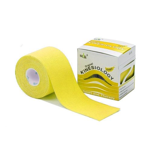 Nasara Original Kinesiology Tape - Kineziológiai Tapasz - 5 Cm X 5m Sárga