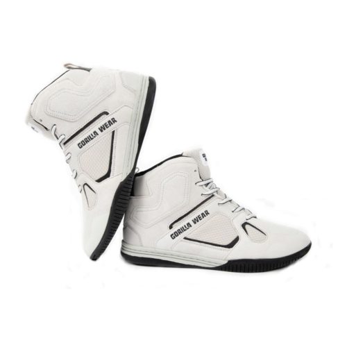 Gorilla Wear Troy High Tops - Magasszárú Edzőcipő Fehér