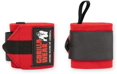 Gorilla Wear Wrist Wraps Ultra - Csuklóbandázs Fekete/piros