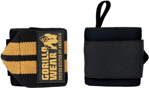 Gorilla Wear Wrist Wraps Pro - Csuklóbandázs Fekete/arany