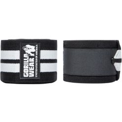   Gorilla Wear Knee Wraps - Térdbandázs - Fekete/fehér 250 Cm/98in