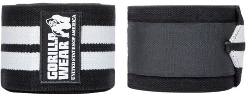 Gorilla Wear Knee Wraps - Térdbandázs - Fekete/fehér 250 Cm/98in