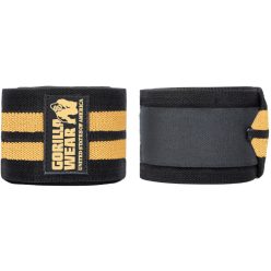   Gorilla Wear Knee Wraps - Térdbandázs - Fekete/arany 250 Cm/98in