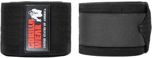 Gorilla Wear Knee Wraps - Térdbandázs - Fekete 250 Cm/98in
