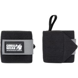   Gorilla Wear Wrist Wraps Basic - Csuklóbandázs Fekete/szürke