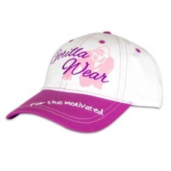   Gorilla Wear Lady Signature - Női Baseball Sapka Fehér/rózsaszín