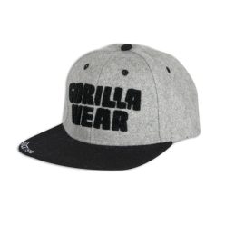 Gorilla Wear Soft Text Flat Brim - Baseball Sapka Szürke