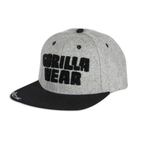 Gorilla Wear Soft Text Flat Brim - Baseball Sapka Szürke