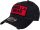 Gorilla Wear Harrison Cap - Baseball Sapka Fekete/piros