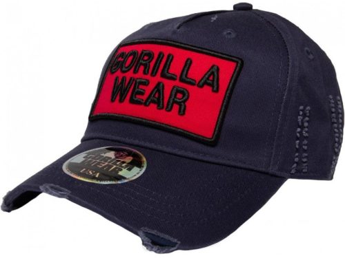 Gorilla Wear Harrison Cap - Baseball Sapka Navy Kék/piros