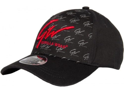 Gorilla Wear Julian Cap - Baseball Sapka Fekete/piros