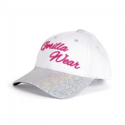   Gorilla Wear Louisiana Glitter Cap - Női Baseball Sapka Fehér/rózsaszín