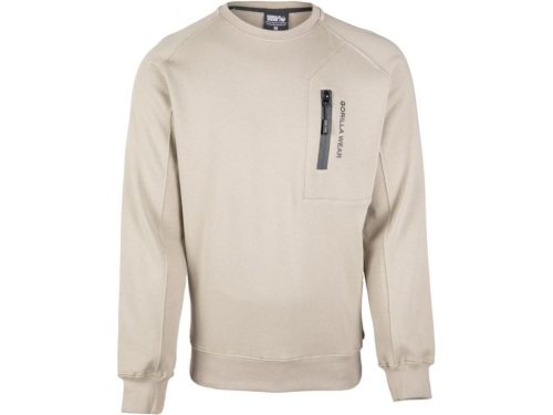Gorilla Wear Newark Sweater - Beige Bézs Pulóver