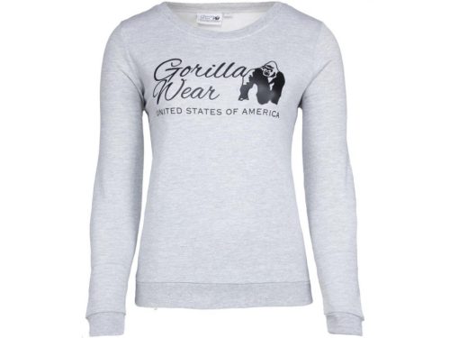Gorilla Wear Riviera Sweatshirt Világosszürke Női Pulóver