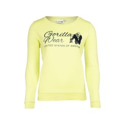 Gorilla Wear Riviera Sweatshirt Sárga Női Pulóver