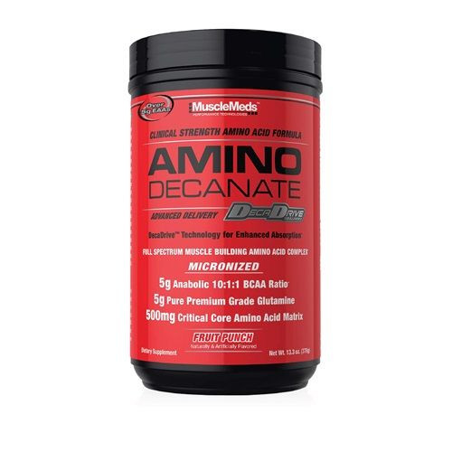 Musclemeds Amino Decanate Energy - Teljes Spektrumú Aminosav Komplex 360 g