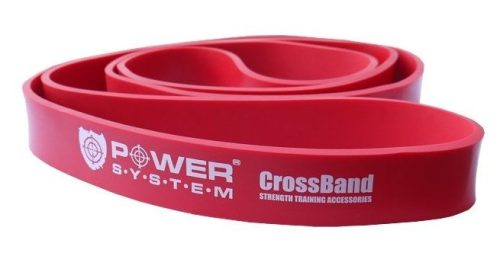 Power System Crossband Ps4053 - Erősítő Gumiszalag Level 3 - Piros 32 Mm