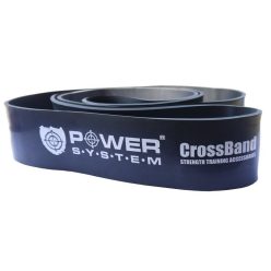   Power System Crossband Ps4055 - Erősítő Gumiszalag Level 5 - Fekete 64 Mm
