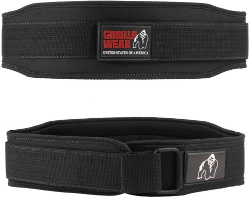 Gorilla Wear 4 Inch Women's Lifting Belt - Női Súlyemelő Öv Fekete