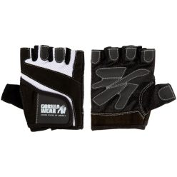   Gorilla Wear Women's Fitness Gloves - Női Edző Kesztyű Fekete/fehér