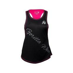   Gorilla Wear Florida Stringer Tank Top - Női Trikó Fekete/rózsaszín