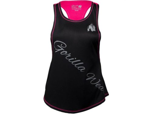 Gorilla Wear Florida Stringer Tank Top - Női Trikó Fekete/rózsaszín