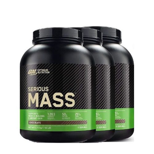 Optimum Nutrition Serious Mass - 3-As Csomag - 36 Lbs 3x5450 g