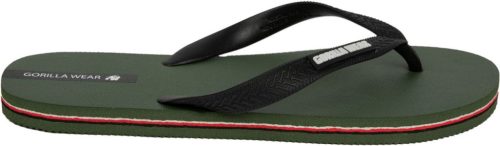 Gorilla Wear Kokomo Flip-Flops - Unisex Strandpapucs Army Zöld