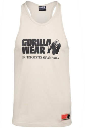 Gorilla Wear Classic Tank Top Beige/bézs Trikó